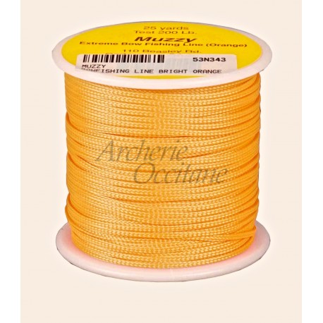 MUZZY 1071 FIL PECHE DACRON JAUNE FL