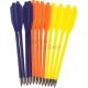 SKORPION PIST.ARB.TRAITS 12PCS 3COULEUR