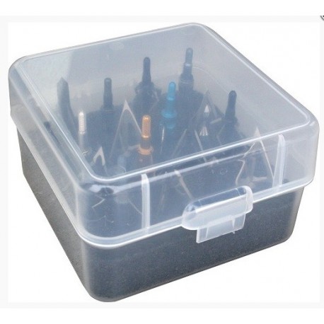 MTM BH-16 Boîte De Rangement 16 Pointes De Flèche Transparent