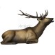 SRT CIBLE 3D CERF ROUGE ASSIS