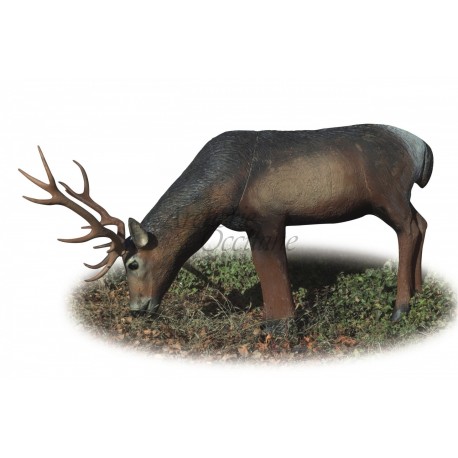 A.A. CIBLE 3D CERF ROUGE QUI BOIT
